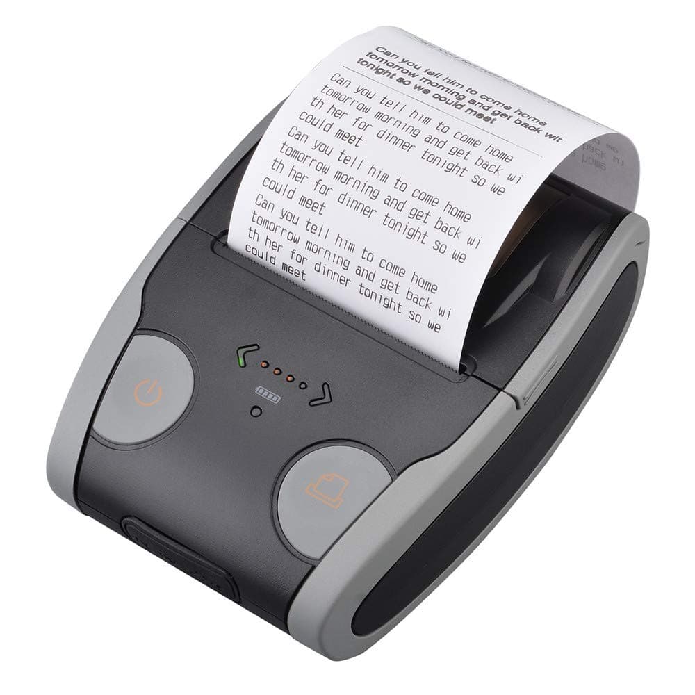 Thermal Printer, CamKing 58MM Mini Portable Wireless & Direct Thermal High Speed Printer For Labeling, Filing, Shipping, Mailing, Barcodes And More, Home & Office Organization
