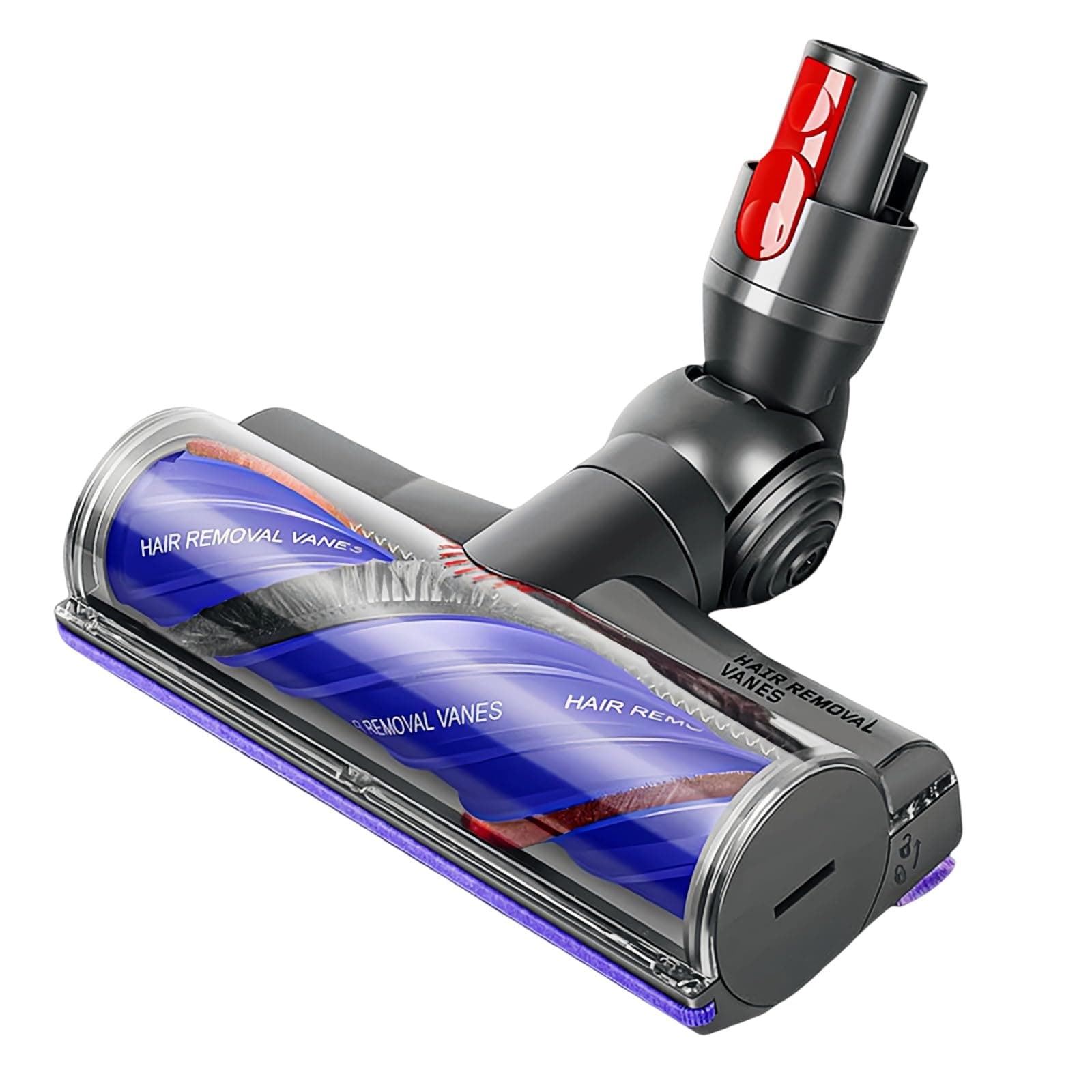 Upgrade Vacuum Head for Dyson V7 V8 V10 V11 V15 V15s Vacuum Cleaner, Anti-Tangle MotorHead Cleaner Roller Brush Turbine Tool Attachment