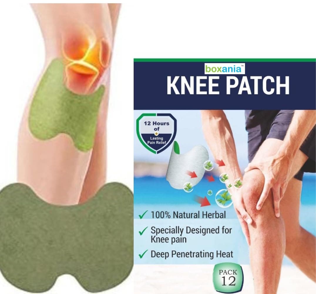 Dr Patch 12 pcs Knee Plaster Sticker Joint Ache Pain Relieving Rheumatoid Arthritis Body Patches (Pack of 12 patches)