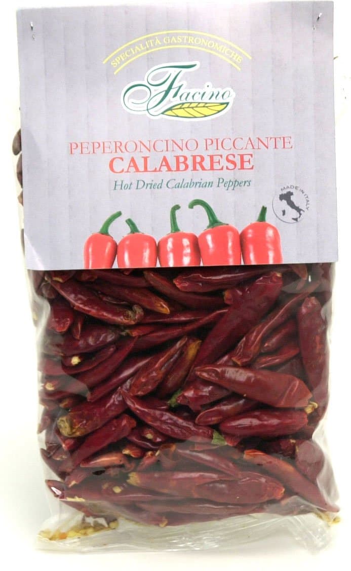 Facino Hot Dried Calabrian Peppers 5 ounce (Pack of 8)