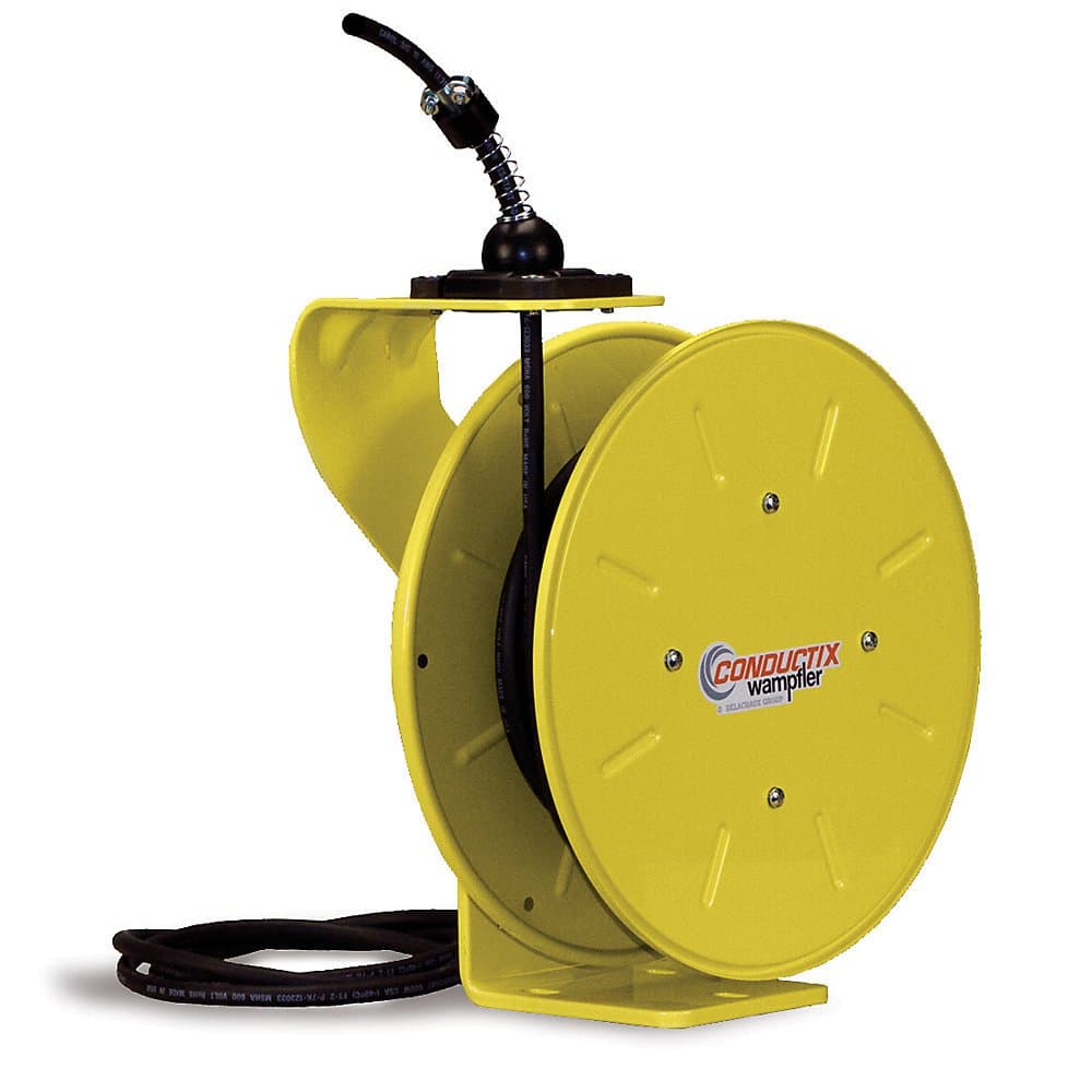 Powereel 125-Volt Cord Reel - Cable Length 25' - 16/3 Sjo Cable With Duplex Receptacle