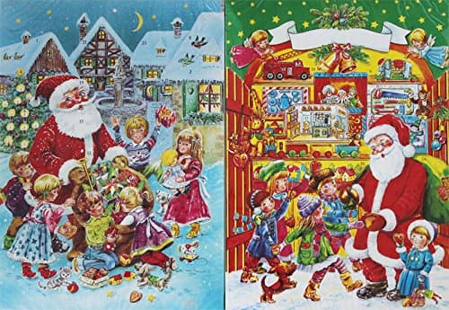 Wawi Traditional Christmas Advent Calendar Assortment 2 Scenes