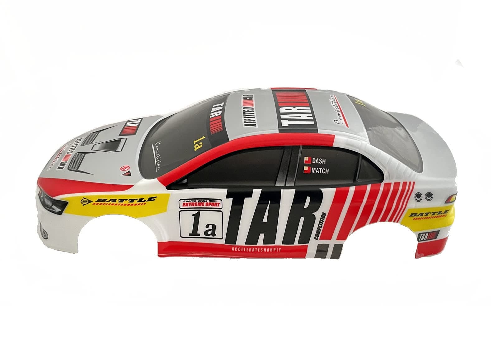 Novahobby 1/10 Scale RC Painted Precut Drift Racing Touring Onroad Car Body Shell Width 190mm with Wing Mirror Accessories (EVO)