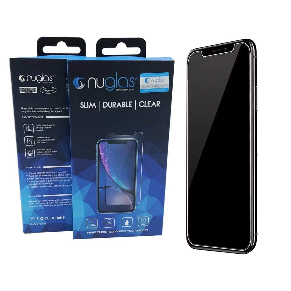 NUGLAS Premium Japanese Tempered Privacy (Anti-spy) Screen Glass Protector for IPhone 11 Pro Max/Xs Max