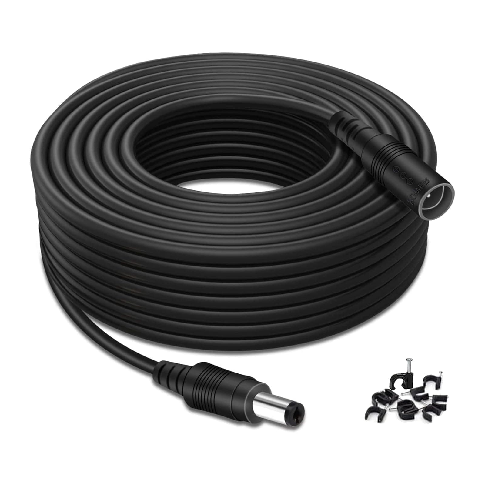 Tonton Power Extension Cable 30ft 10M 2.1mm x 5.5mm Compatible with 12V DC Adapter Cord for CCTV Security Camera IP Camera Standalone DVR