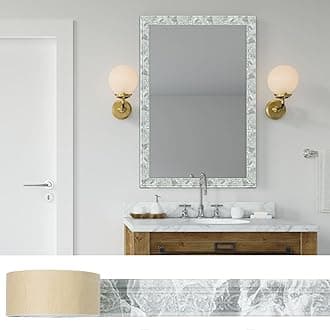 WAPANE 180'' Marble Polyethylene Foam 3D Wall Edging, Self Adhesive Wallpaper Border for Home, Hotel Decoration