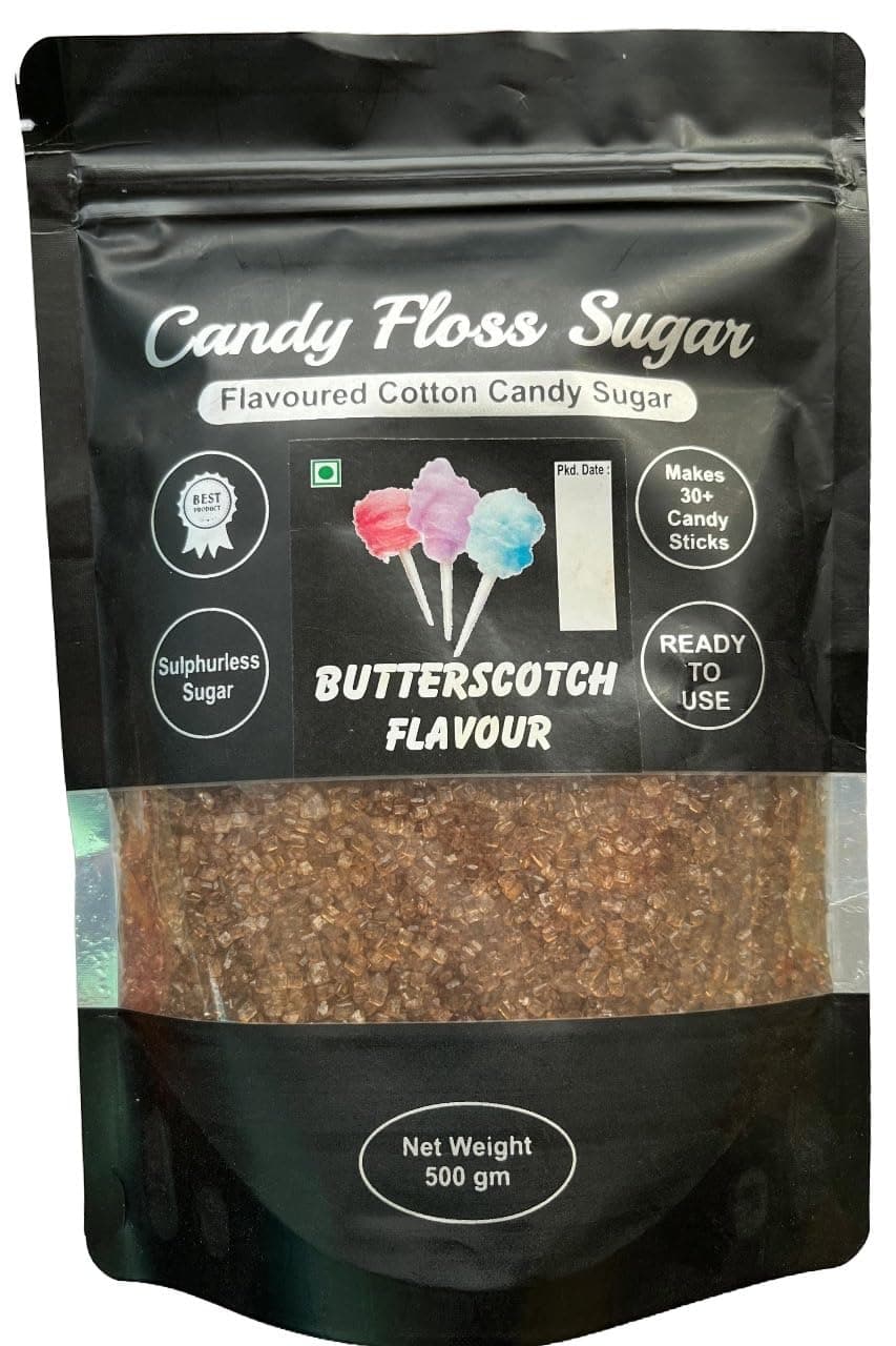 Candy Floss Sugar/Flavoured Cotton Candy Sugar (Butter Scotch)
