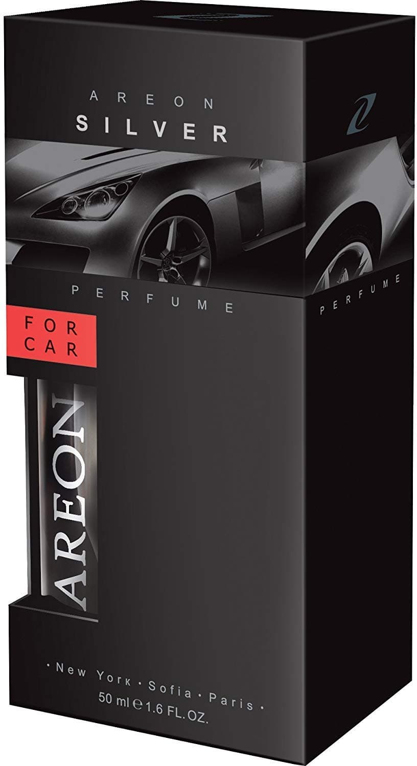 Silver Perfume Car Air Freshener (50 ml) (50ml)