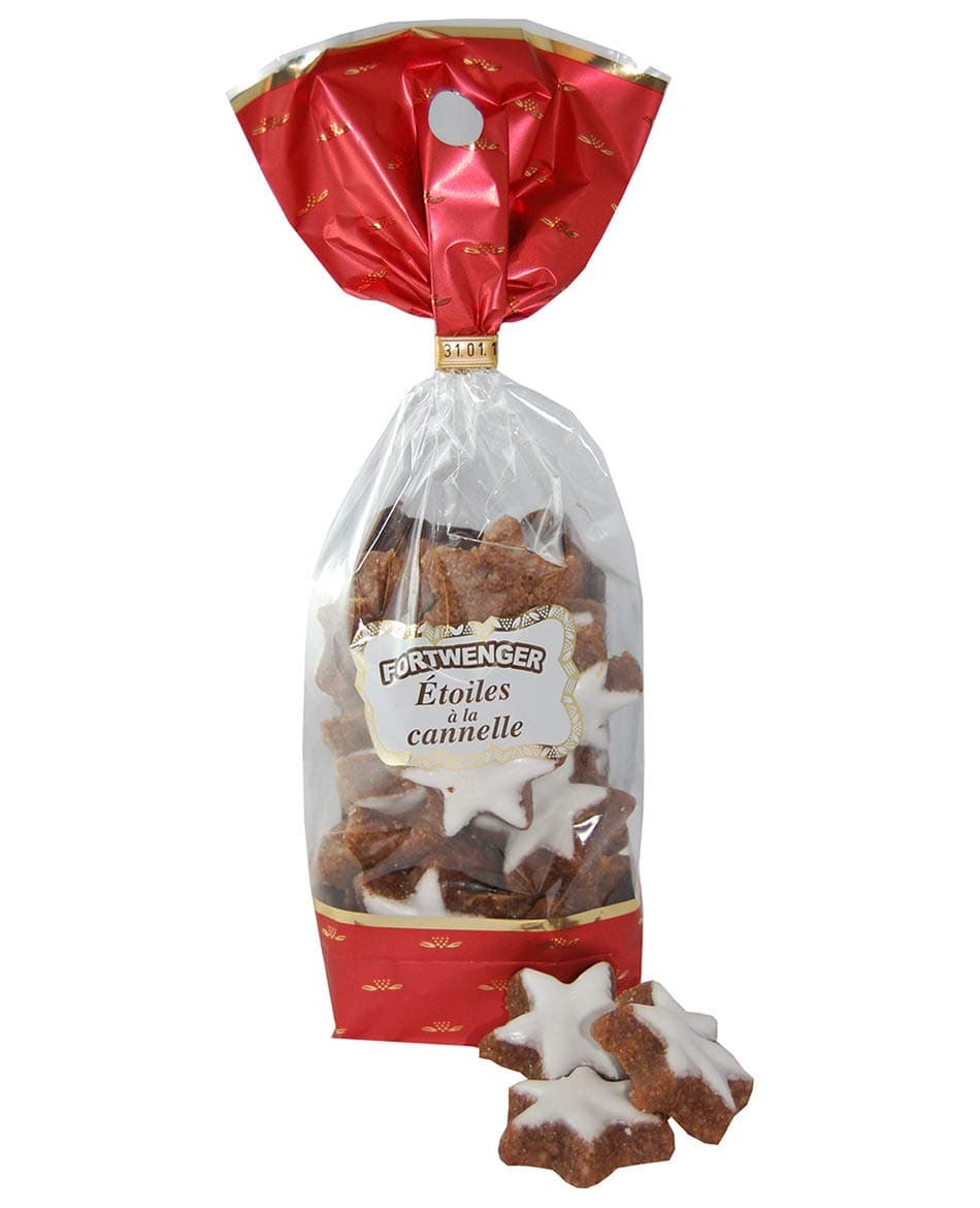 Fortwenger Cinnamon Star Cookies (Zimtsterne), 7oz Bag