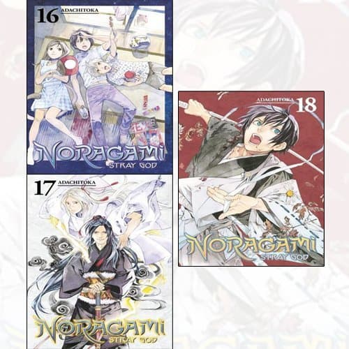 Noragami: Stray God Series Vol(16 to 18) 3 books collection Set By Adachitoka Paperback