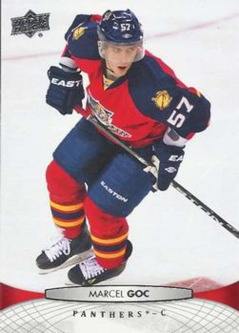 2011-12 Upper Deck Series 2 Hockey #377 Marcel Goc Florida Panthers Official NHL Trading Card (Stock Photo, Near Mint to Mint Condition)