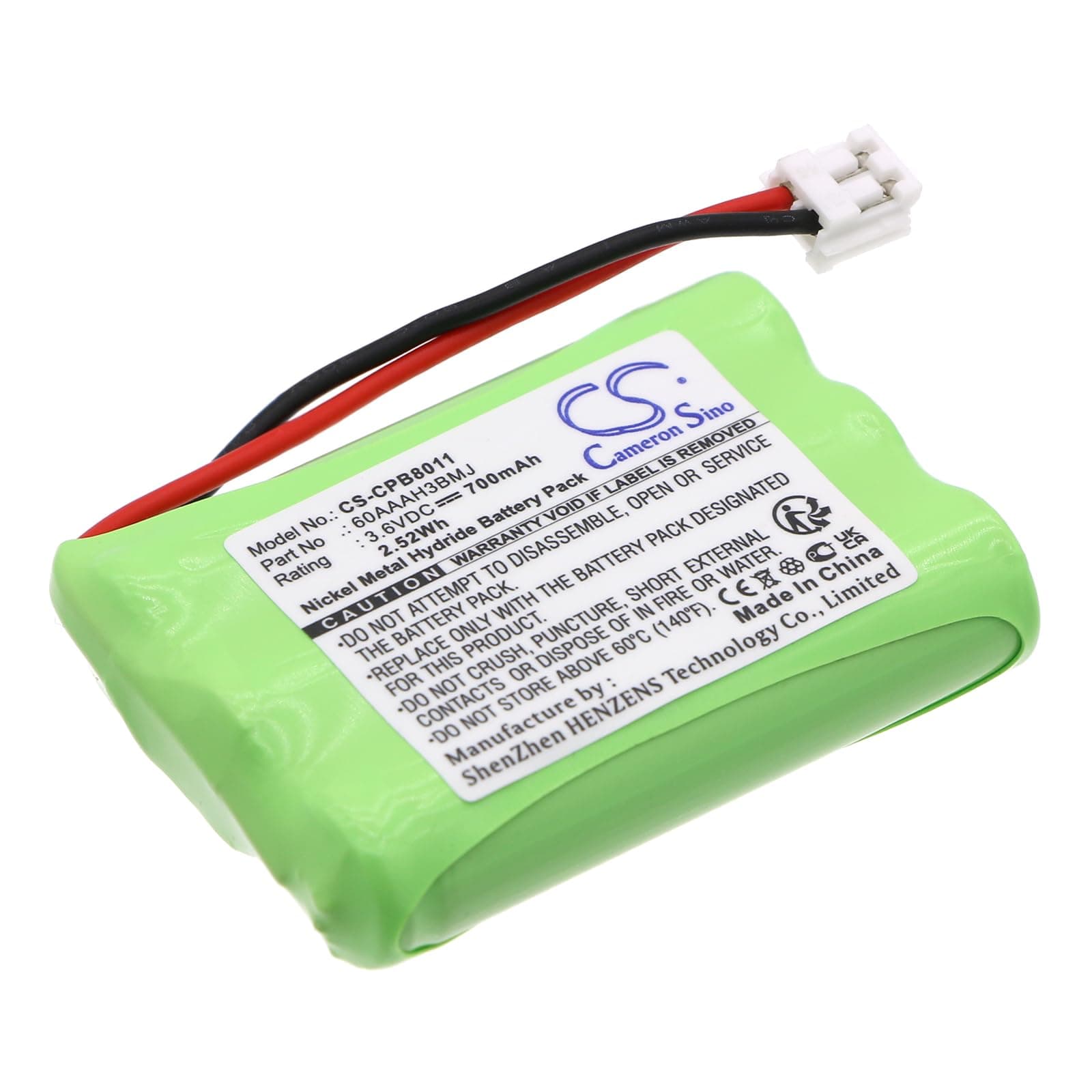 CS-CPB8011 Battery 700mAh compatible with [Doro] for 160 DECT, for 360 DECT, for 60, for 60 for DECT60, for Doro 160, for Matra 150 Quattro, for Matra Dunea 160C, for Dunea 260C, for 350C, for 360, f
