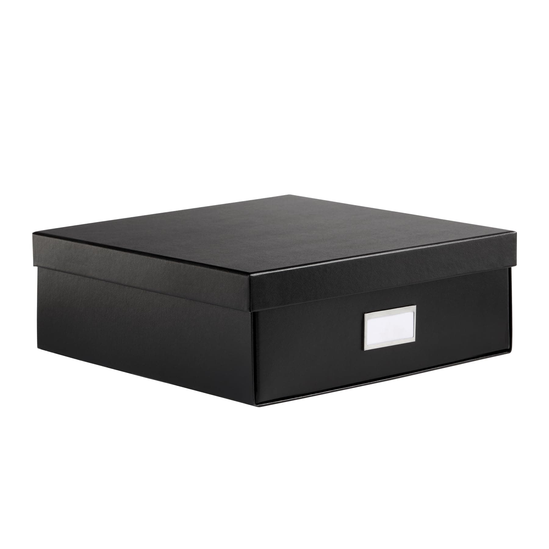 Oxford Keepsake Box, Protective Storage Box, Home and Office Organizer, Photo Storage Box, Souvenir Organizer, Medium, 12" x 12" x 4 1/4" (41788)