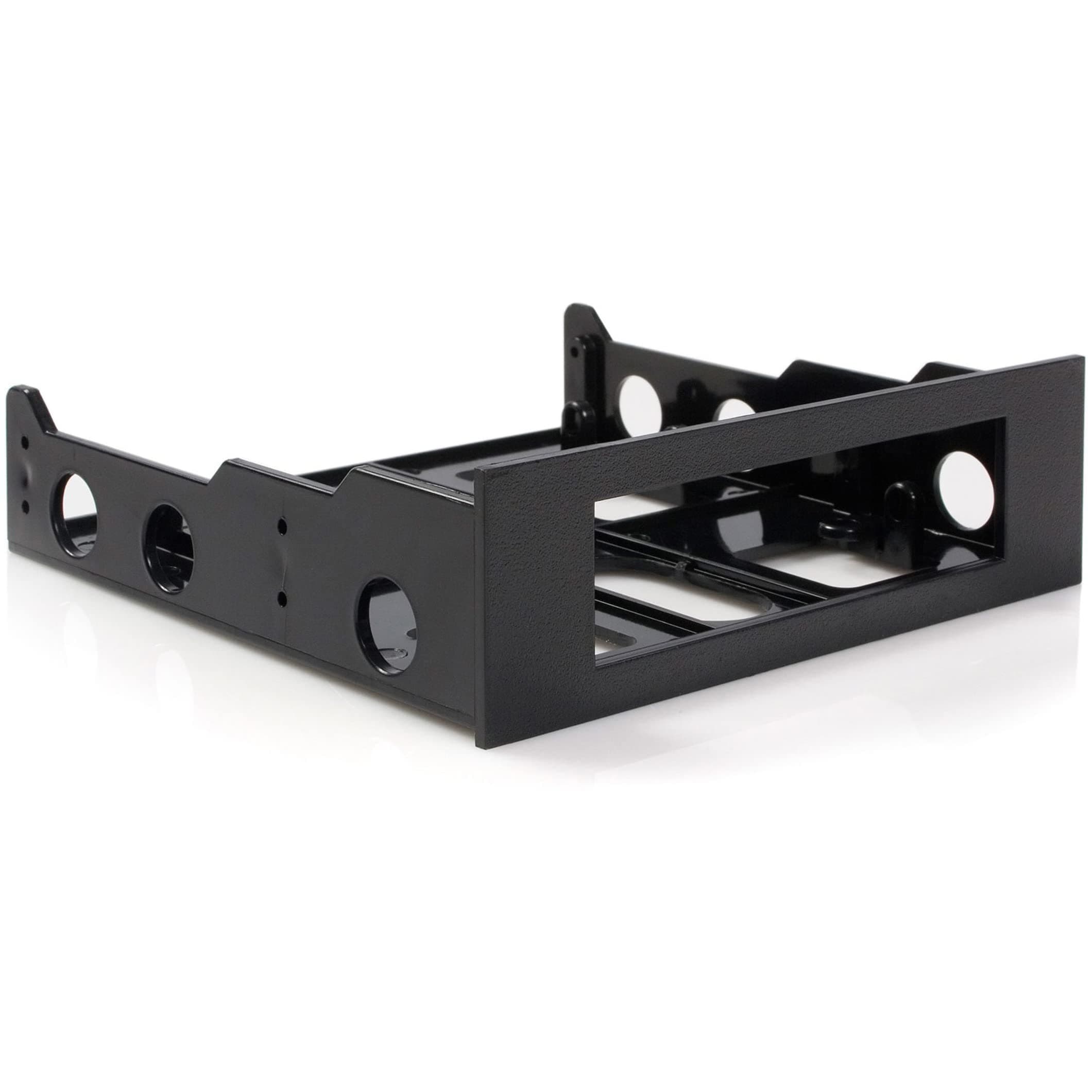 StarTech.com 3.5" to 5.25" Front Bay Mounting Bracket w/ Mounting Screws (BRACKETFDBK),Black