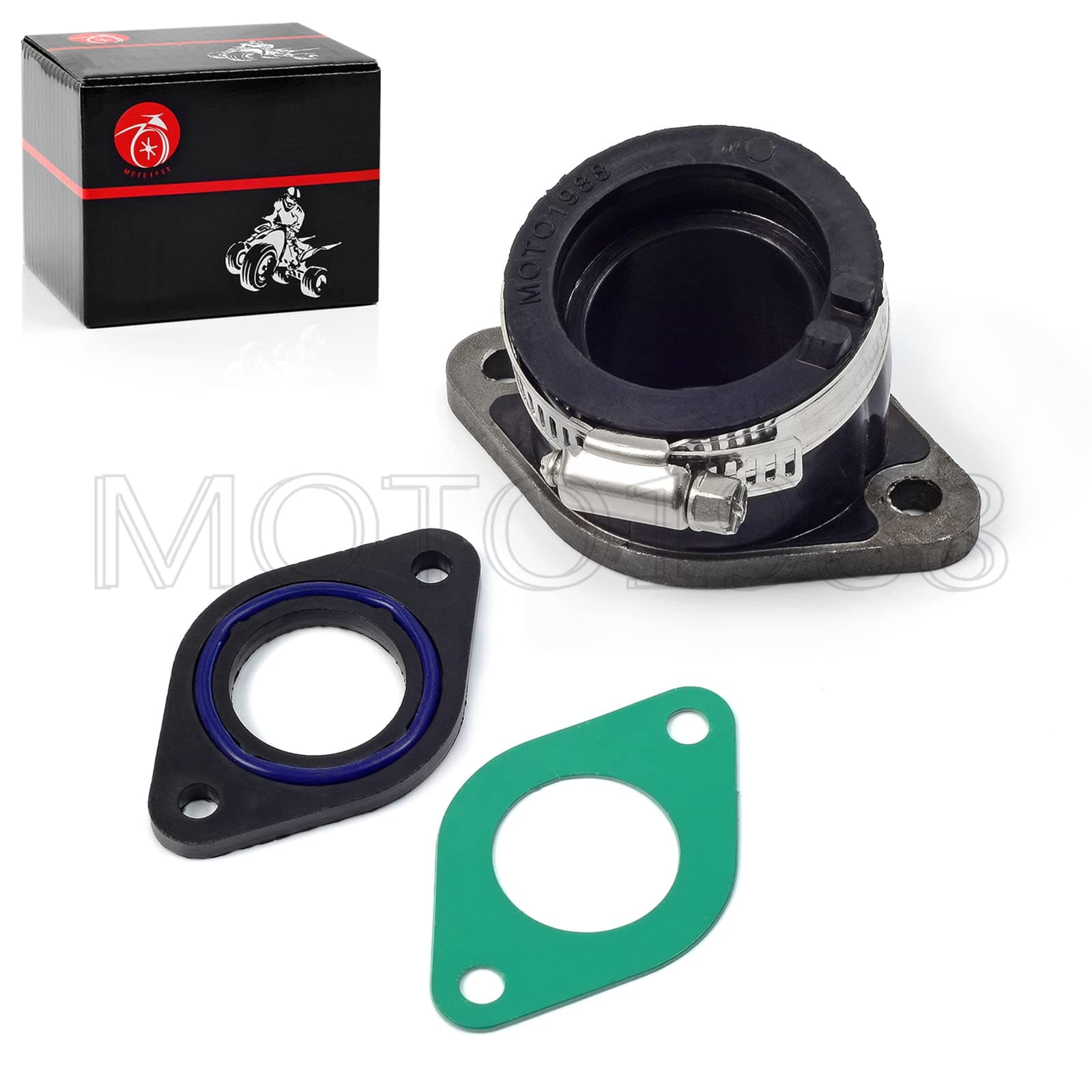 MOTO1988 Intake Manifold Carburetor Boot For Suzuki Quadsport 250 Z250 LTZ250 2x4 2004 2005 2006 2007 2008 2009 13110-21G01 13110-21G00