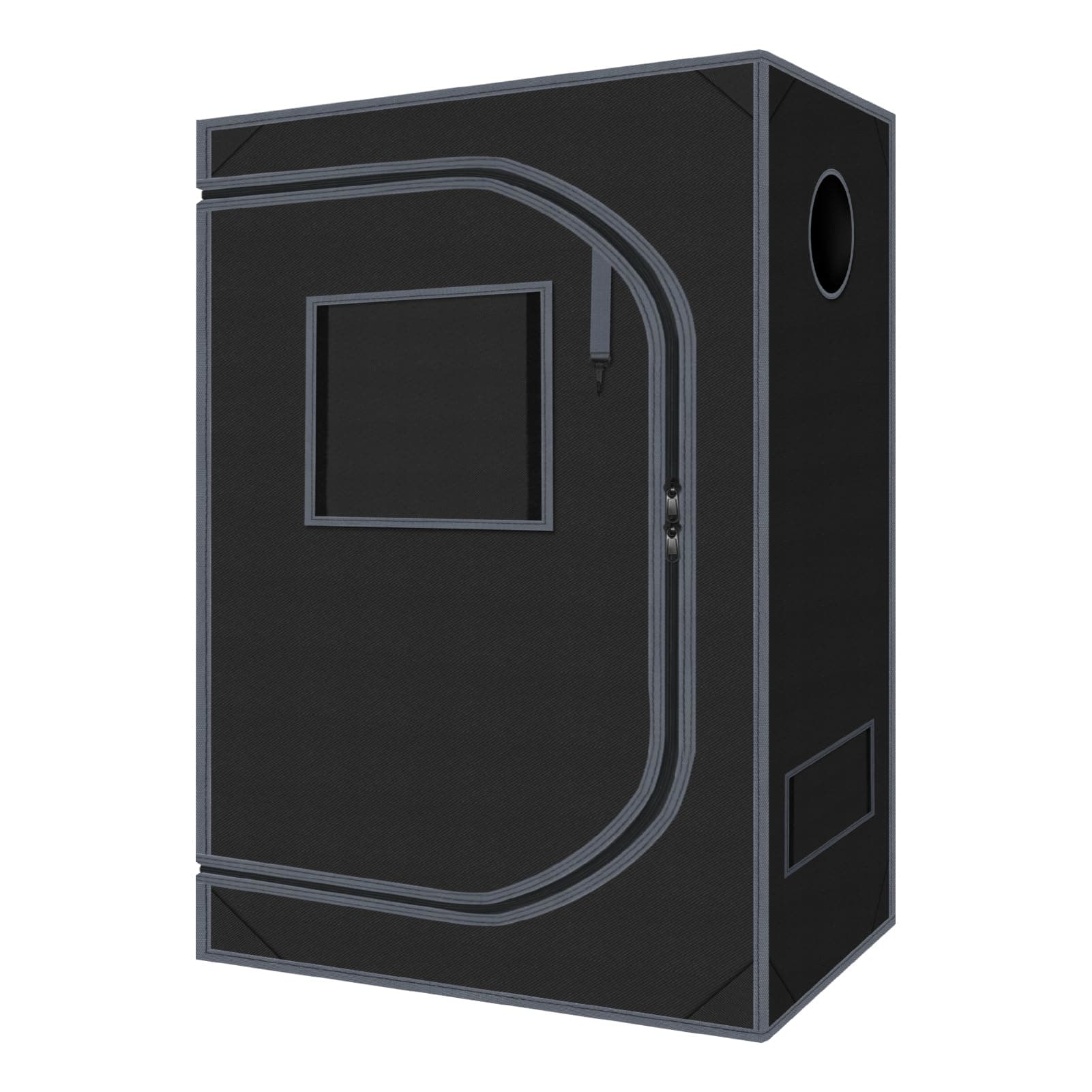 4x2 Grow Tent Plant Tent Dark Room, 600D Mylar Hydroponic 48"x24"x60" Grow Tent with Removable Floor Tray for Indoor Plant Growing