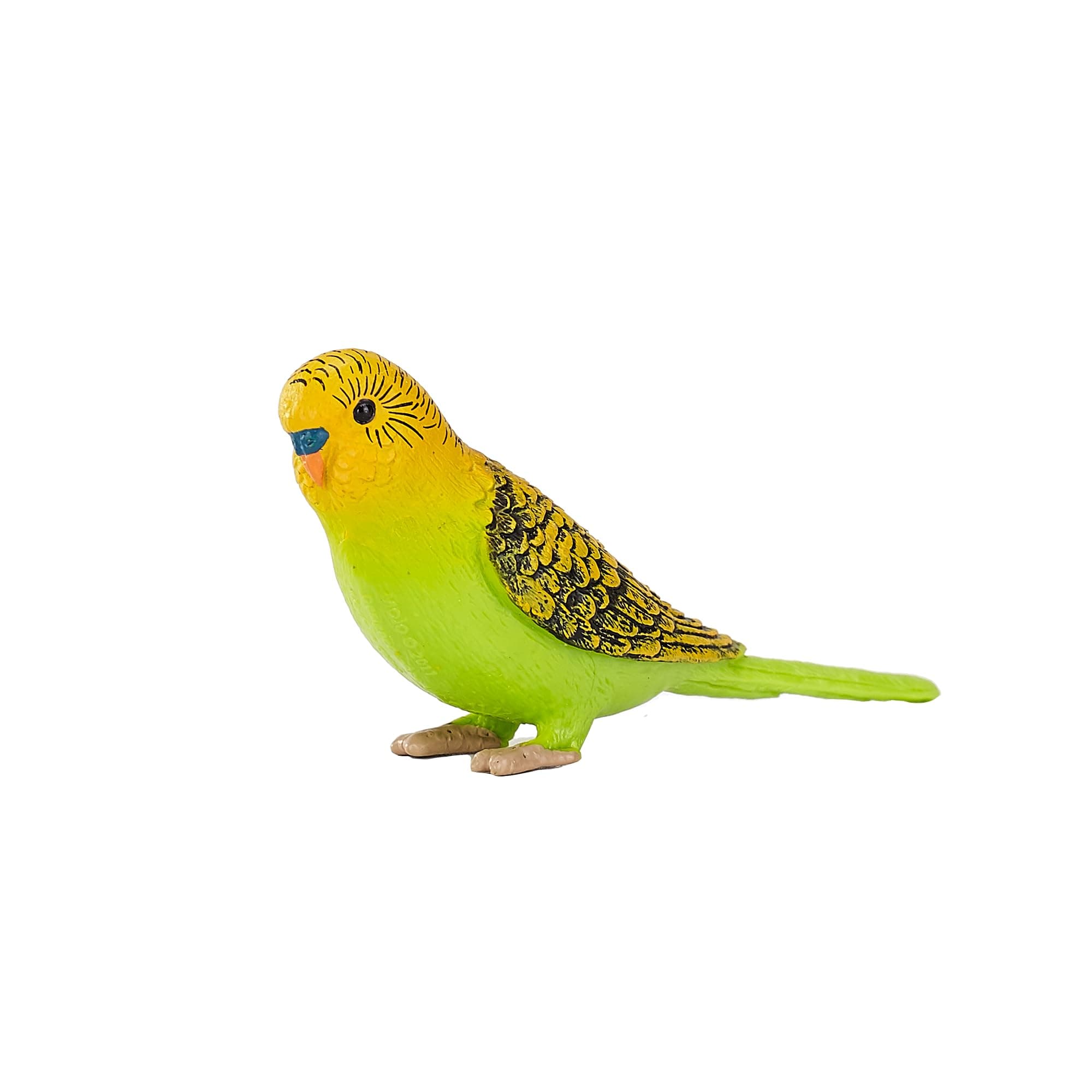 MOJO - Budgerigar Green Pet Bird |Hand-Painted Toy Figure | Farmland Collection | True to Life & Highly Detailed | Designed in UK