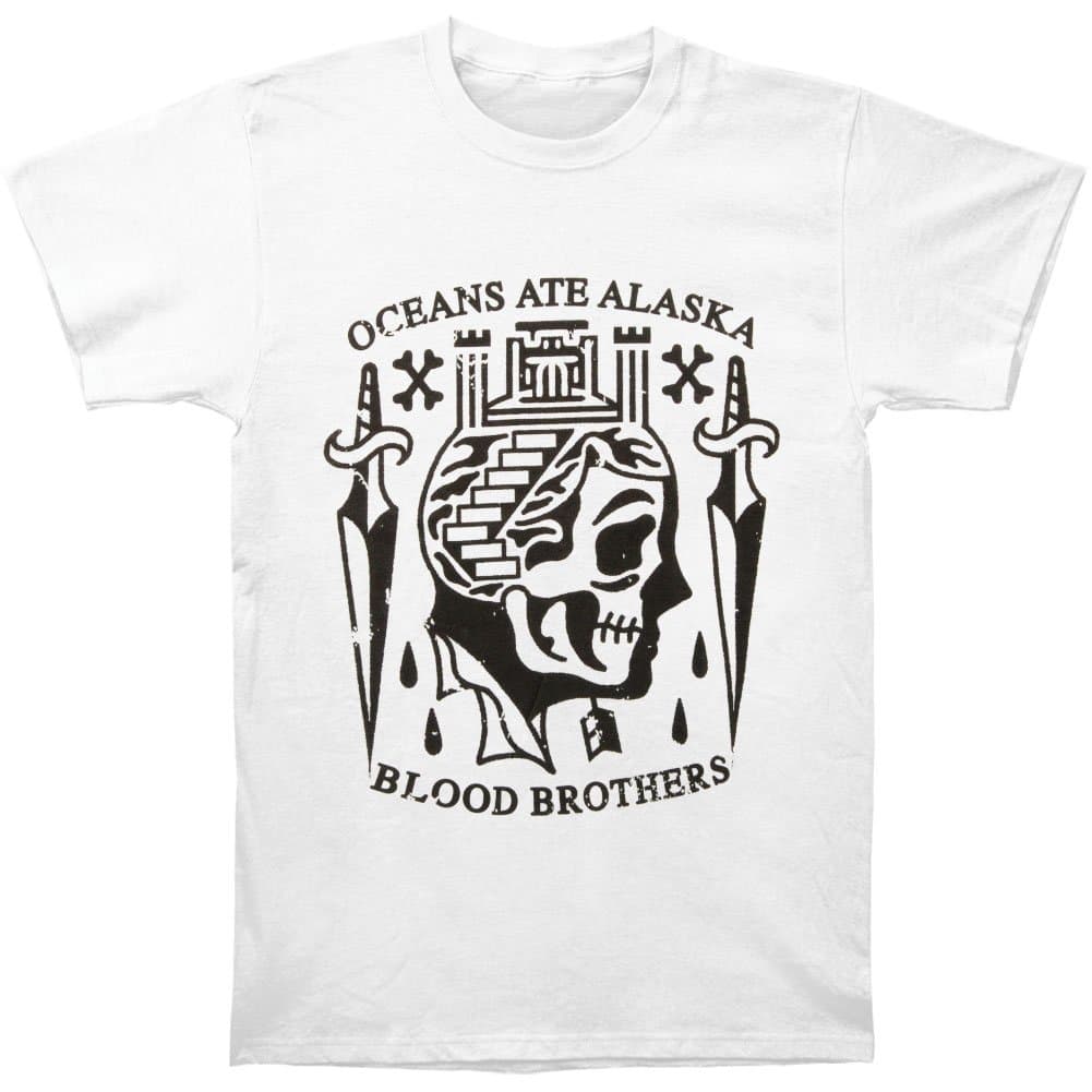Oceans Ate Alaska Men's Blood Brothers T-Shirt White