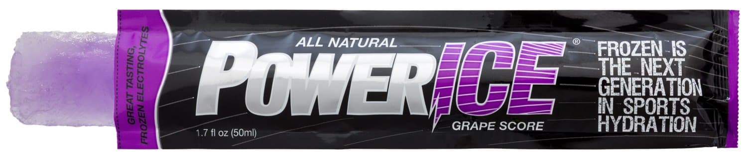 PowerICE Natural Electrolyte Freezer Bars, Grape Score, 50 Count Popsicle