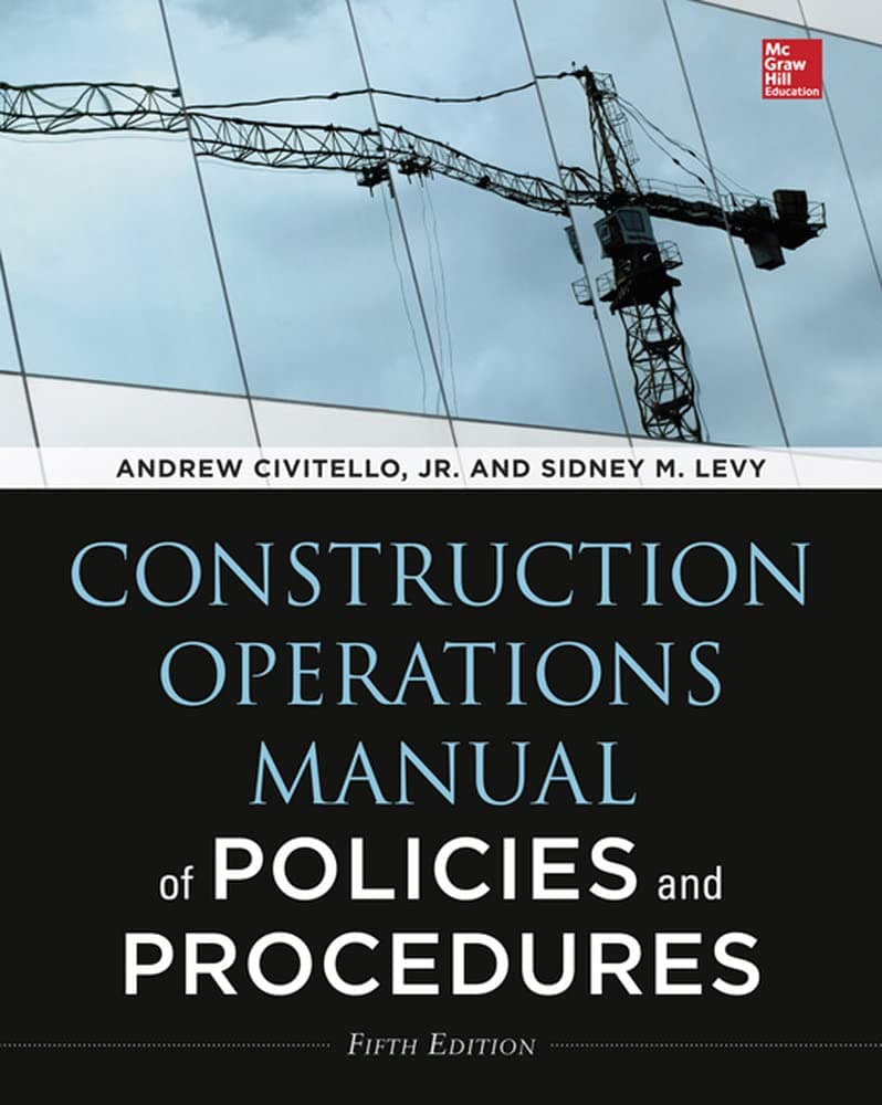 Construction Operations Manual of Policies and Procedures 5E (PB)