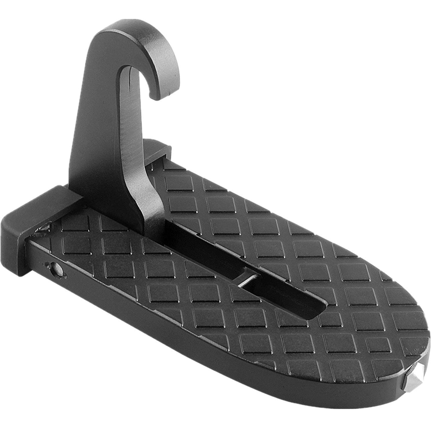 catpaw Car Doorstep Foot Pegs Folding Ladder U Shaped Hook Pedal Easy Access to Rooftop with Safety Hammer Function Car Accessories for SUV, RV,Off-Road Vehicle