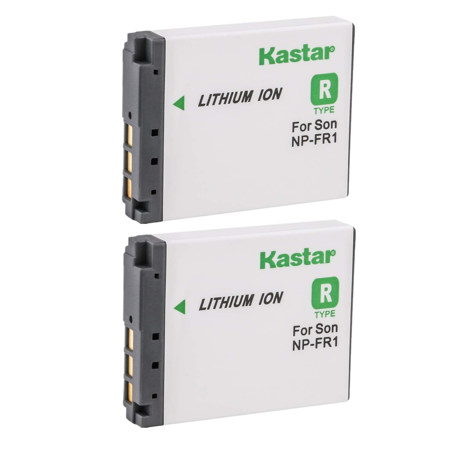 Kastar Battery (2-Pack) for Sony NP-FR1, NPFR1, BC-TR1, TRN, TRN-U and Sony Cyber-Shot DSC-F88, DSC-G1, DSC-P100, DSC-P100/LJ, DSC-P100/R, DSC-P120, DSCP150, DSC-P200, DSC-T30, DSC-T50, DSC-V3 Cameras