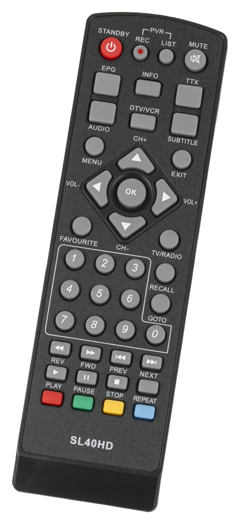 ALLIMITY SL 40 HD Remote Control Replacement for COMAG SATELLITE RECEIVER M01 SL40HD HD25