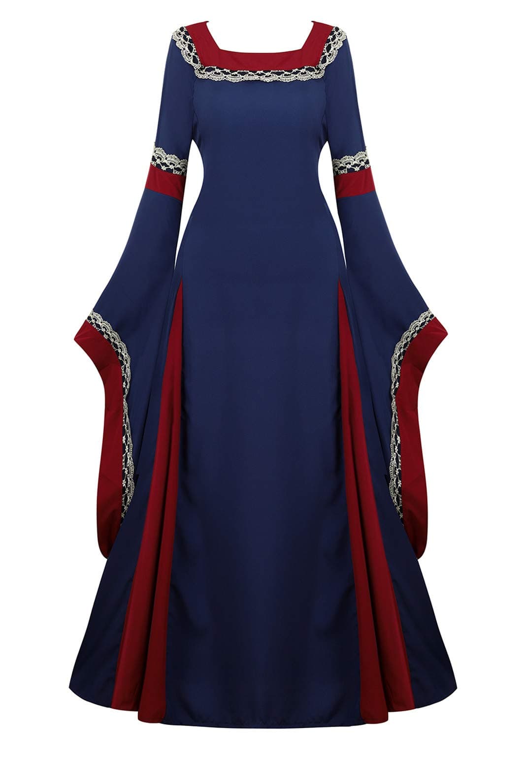 Parlsdy Women's Renaissance Dress Pirate Peasant Medieval Costume