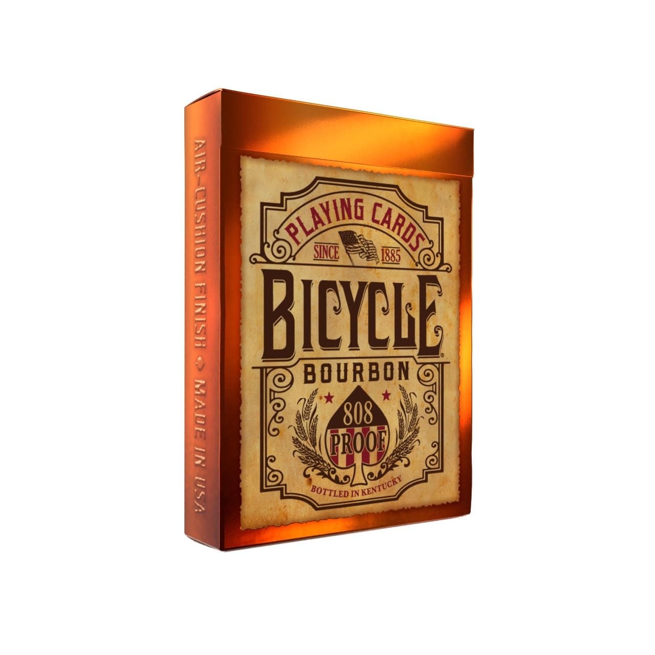 Bicycle Bourbon Playing Cards, 1 Deck, Air Cushion Finish, Professional, Superb Handling & Durability, Roasted