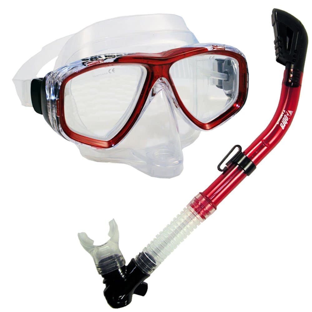 Promate Scuba Snorkeling Purge Mask Snorkel Set