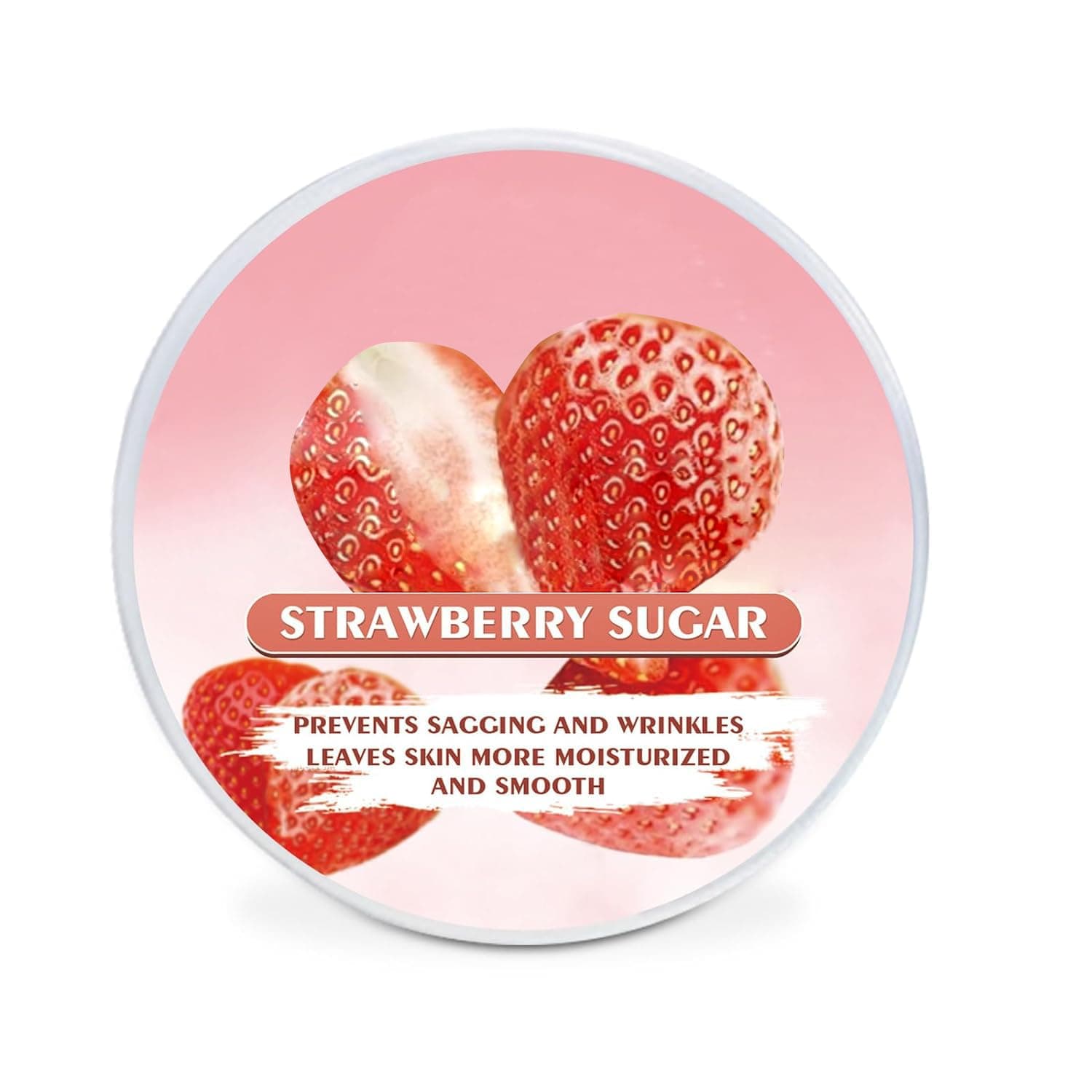 Body Butter Glazing, Body Butter Strawberry Leaves Skin Soft and Radiant,Non-greasy Butter Body Moisturizer for Dry Skin(Strawberry)