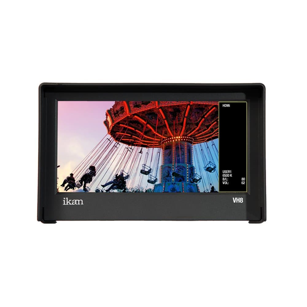 Ikan VH8-2 8" HDMI Monitor with HD Panel (Black)