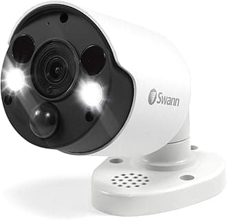 Swann 5MP Thermal Sensing Spotlight Bullet Security Camera - PRO-5MPMSFB - SWPRO-5MPMSFB