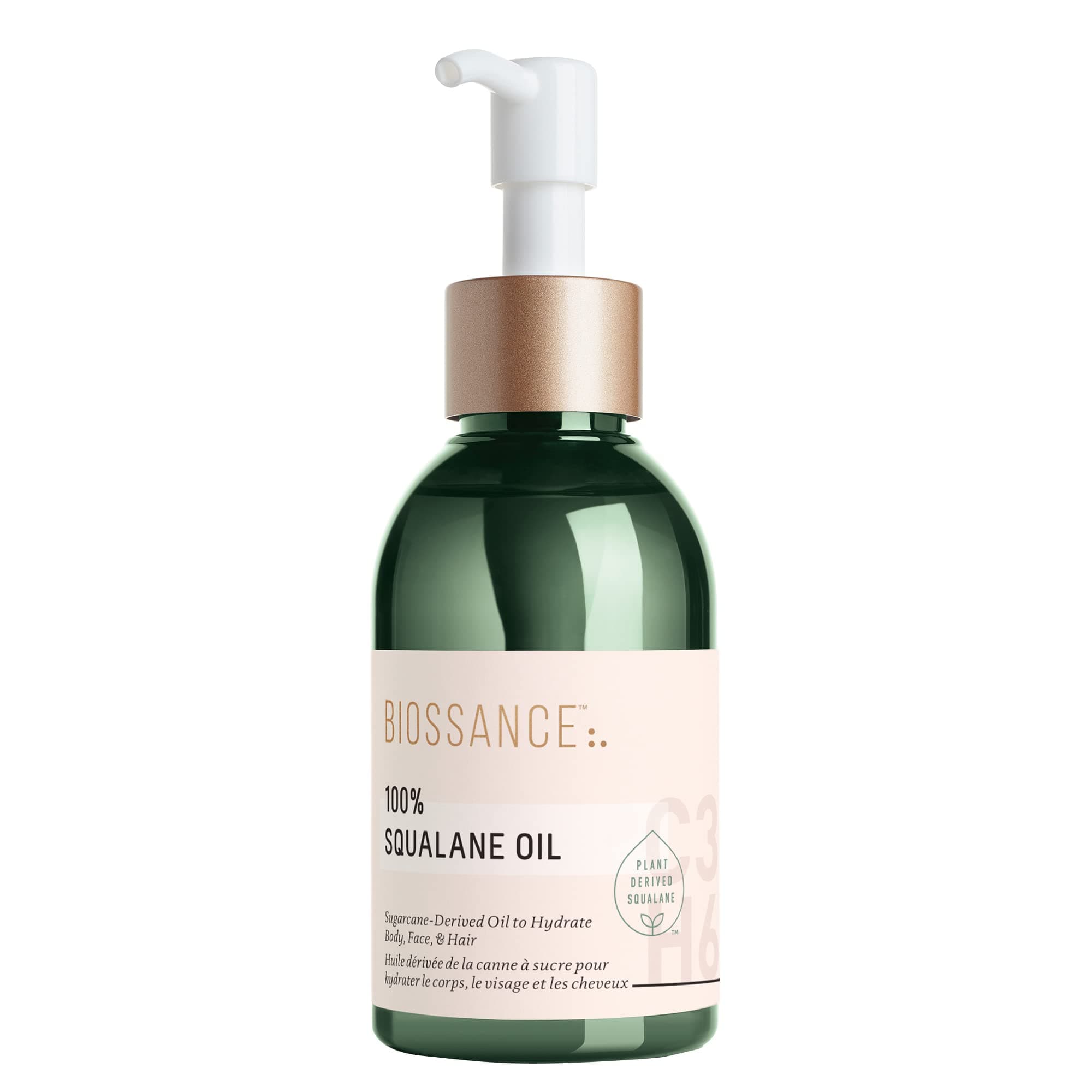 100% Squalane Oil - Sustainable, Vegan Face Oil & Body Oil - Hydrating, Fast-Absorbing Moisturizer - Ideal for Oily Skin, Face, Hair - Organic Sugarcane-Derived Squalane, 3.3 ounces