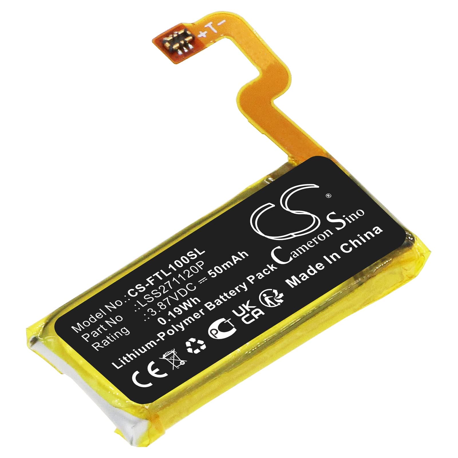 Battery Replacement for Fitbit Part NO: LSS271120P, Luxe