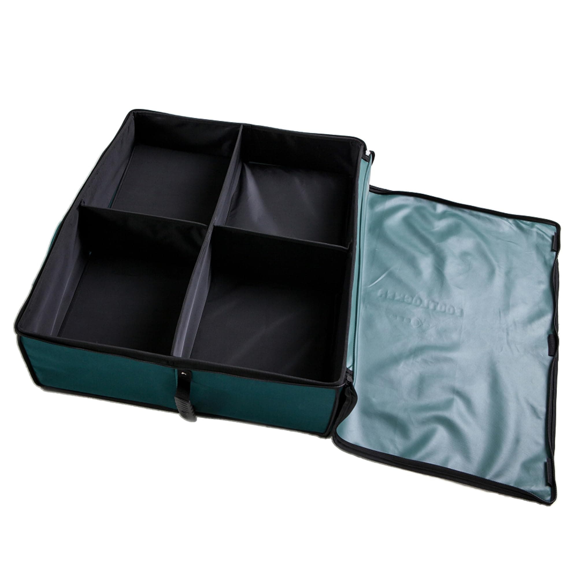 Disc-O-Bed Footlocker, Expandable Under Cot Storage for Camping Gear, Green