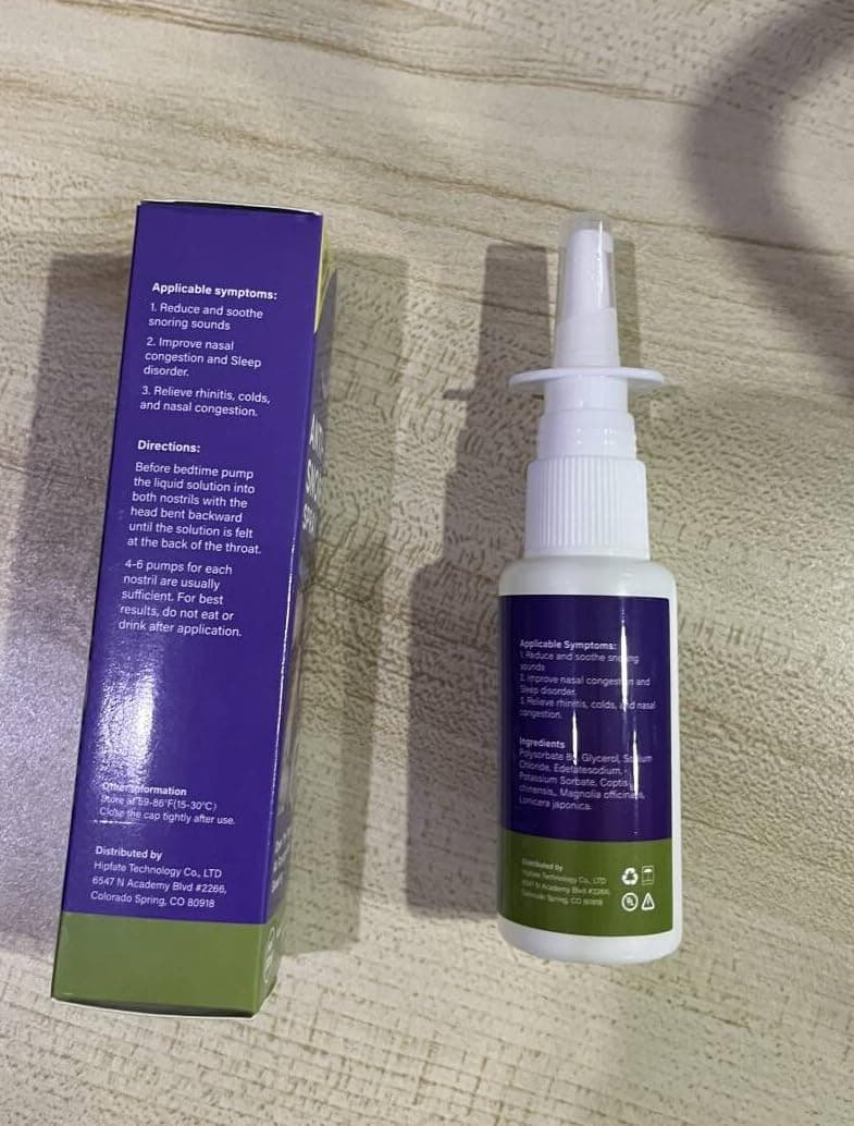 Anti Snoring Spray, Anti Snoring Devices, Fast SnoringStop Drops for Better Sleep Effective Snoring Solution, Helps Open The Throat & Air Passage While Sleeping