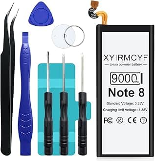 Galaxy Note 8 Battery (2024 New Upgrade), 9000mAh High Capacity Battery for Galaxy Note 8 SM-N950 N950T N950A N950P N950V N950R4 with Repair Kits