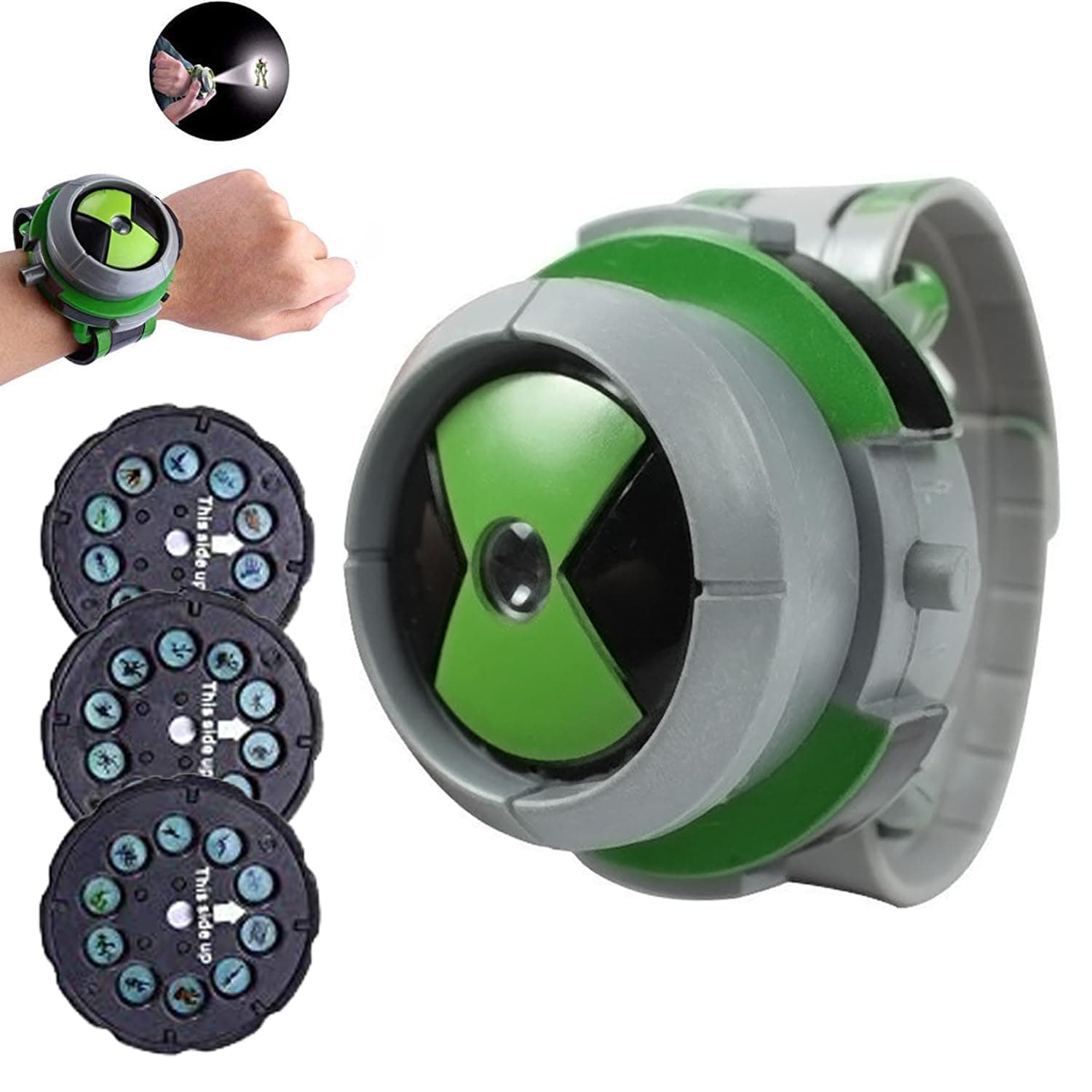 Ben Watch Toys Ben Omnitrix Ben Toys Alien Force Ultimatrix for Boys Kids Projector Watch Watches Action Figures Model Toy Party Supplies