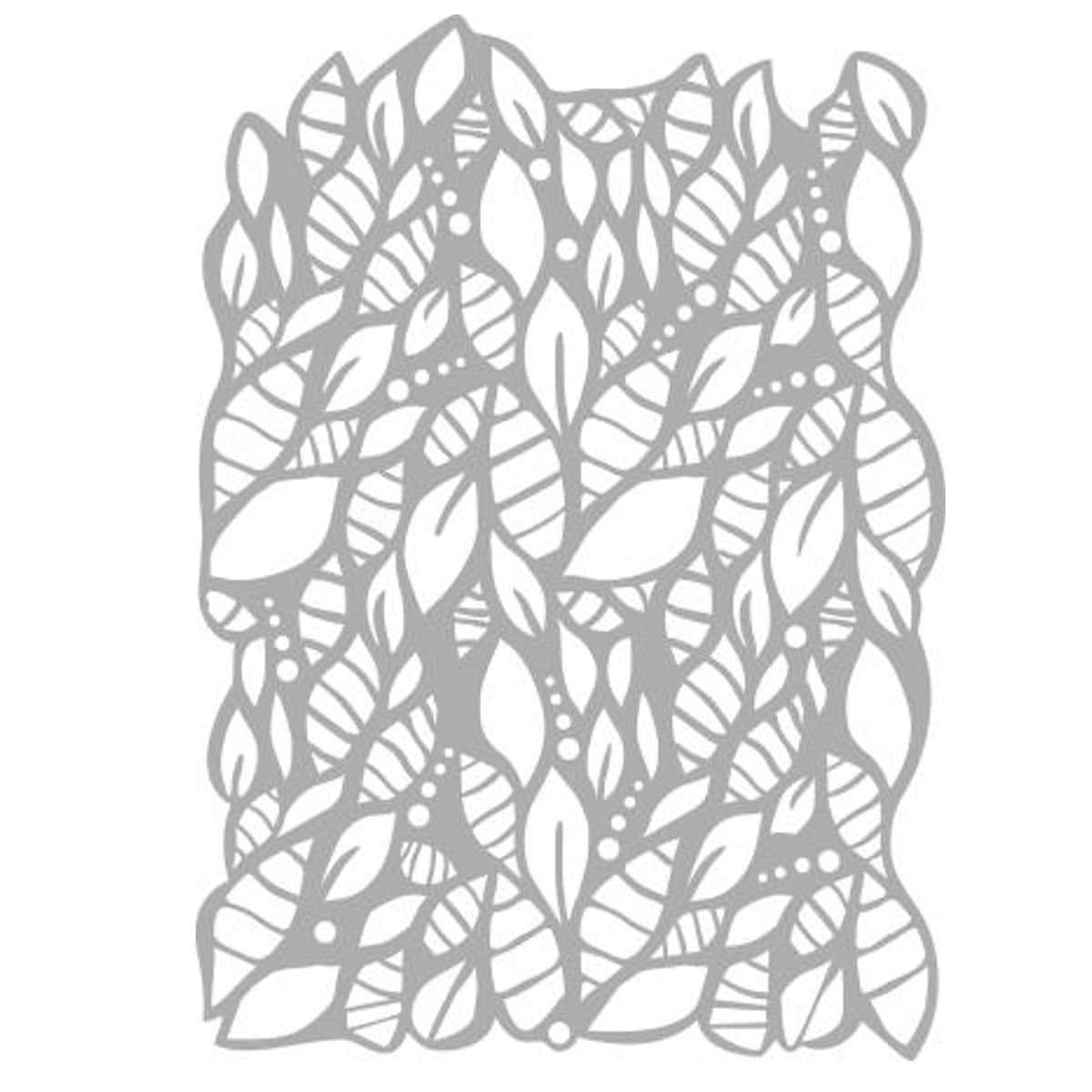Pronty Art Craft Mask Stencil A4 (8.27 × 11.69 Inches) - Leaves