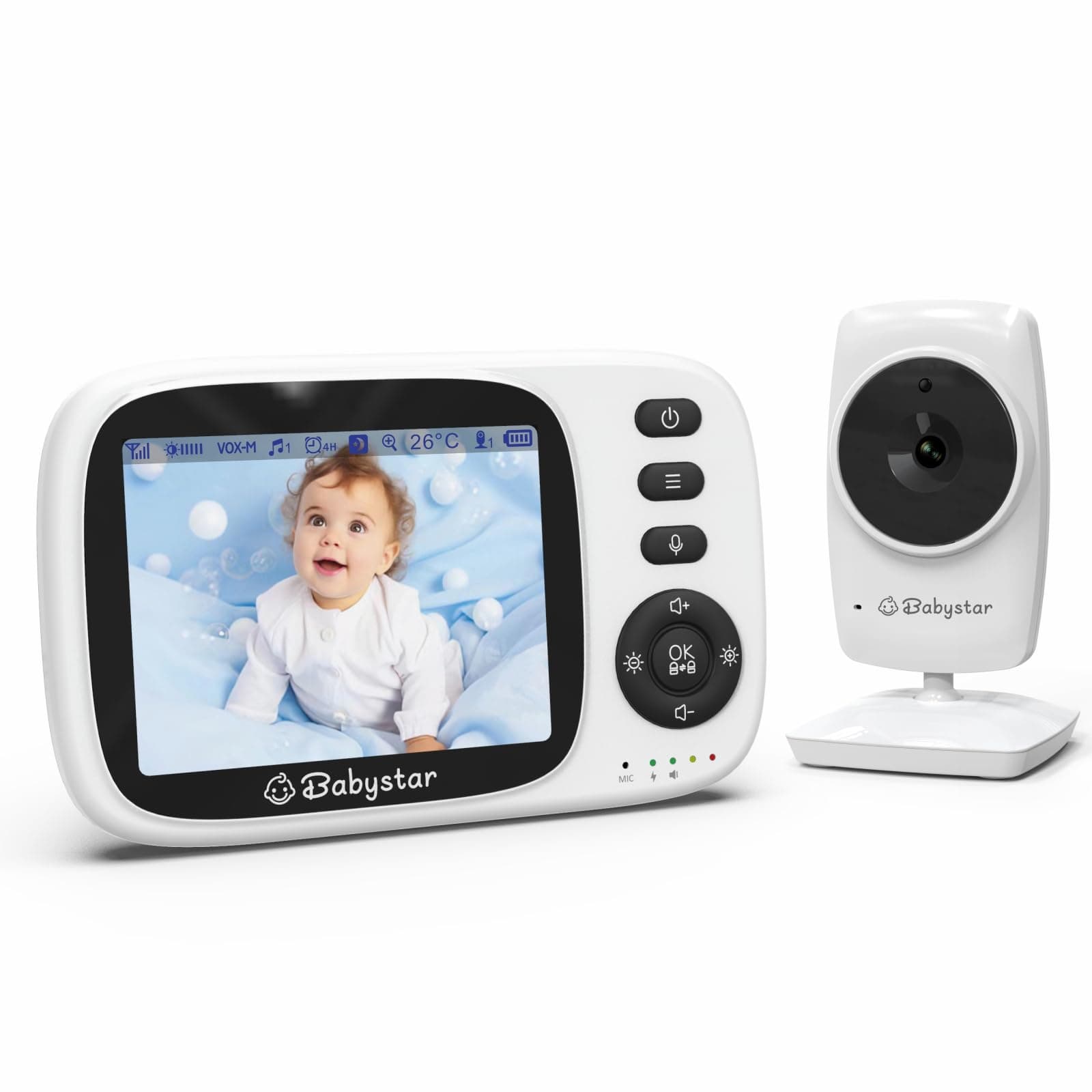 3.2inch video baby monitor