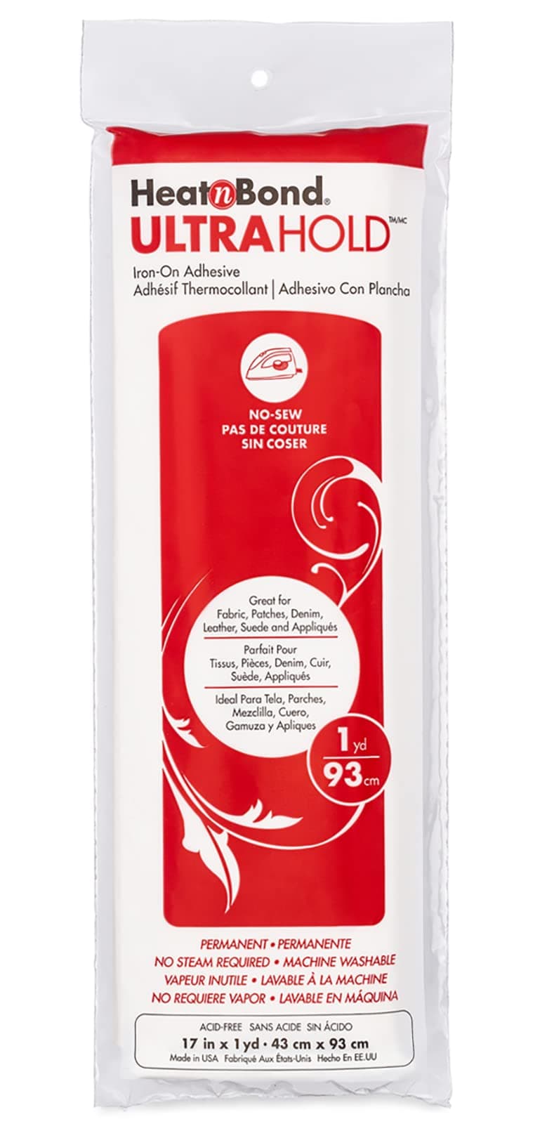 Heat'n Bond Ultra Hold Iron-On Adhesive-17"X36" (Parallel Import)