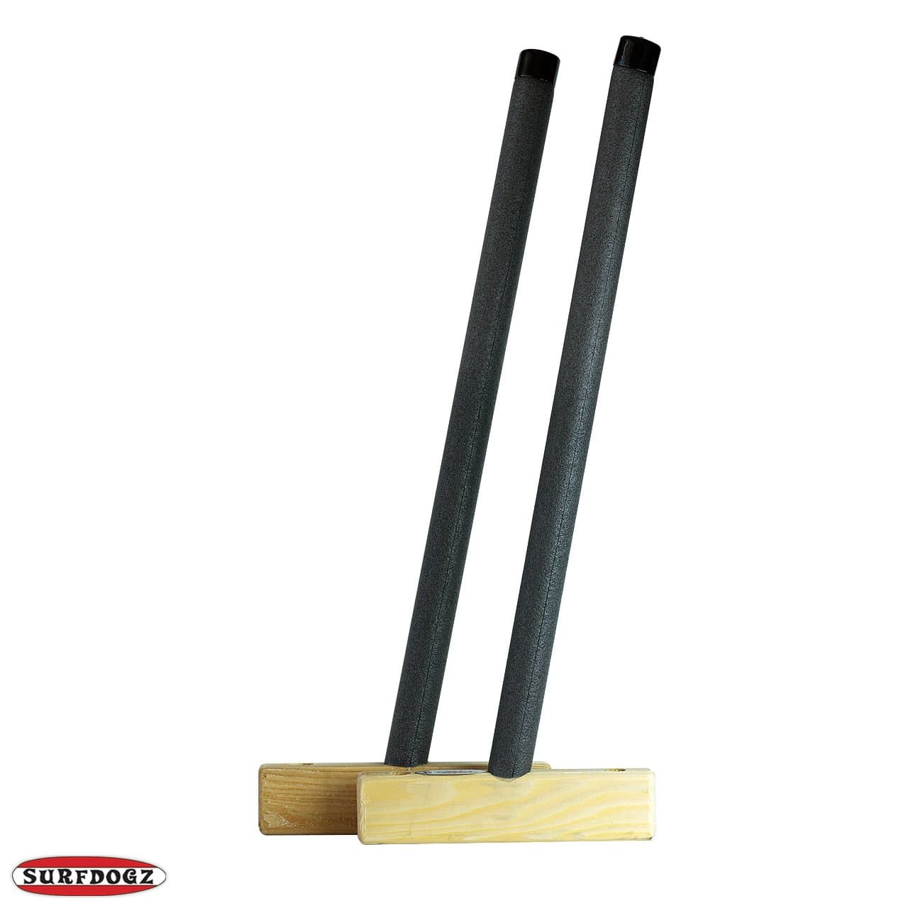 Surfdogz - 1 SUP Paddle Board - Baseline Steel Peg / Wood Base Wall Rack Set