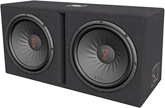 JBL Dual 12" Car Audio Ported Enclosure, Black