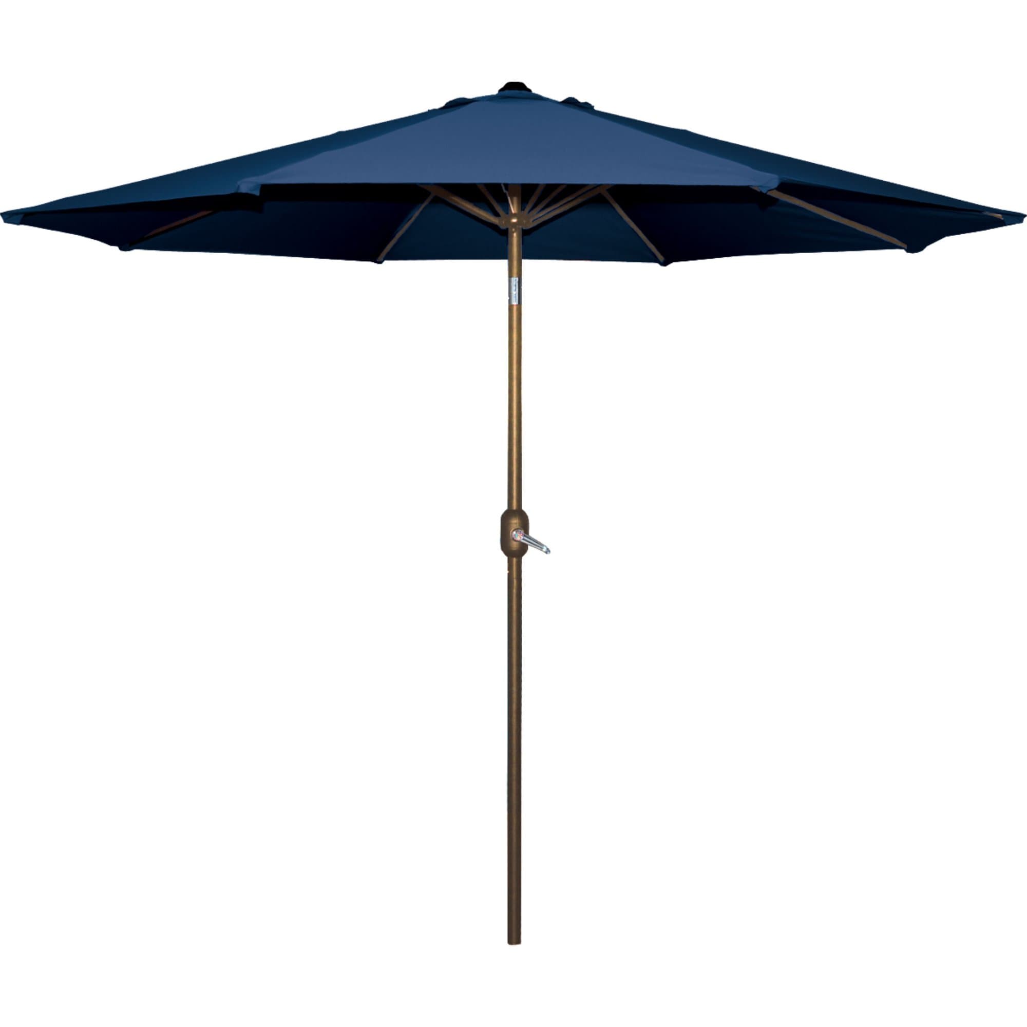 Bond Mfg 65681 Aluminum Umbrella, 9 ft. x 9 ft, Royal Blue