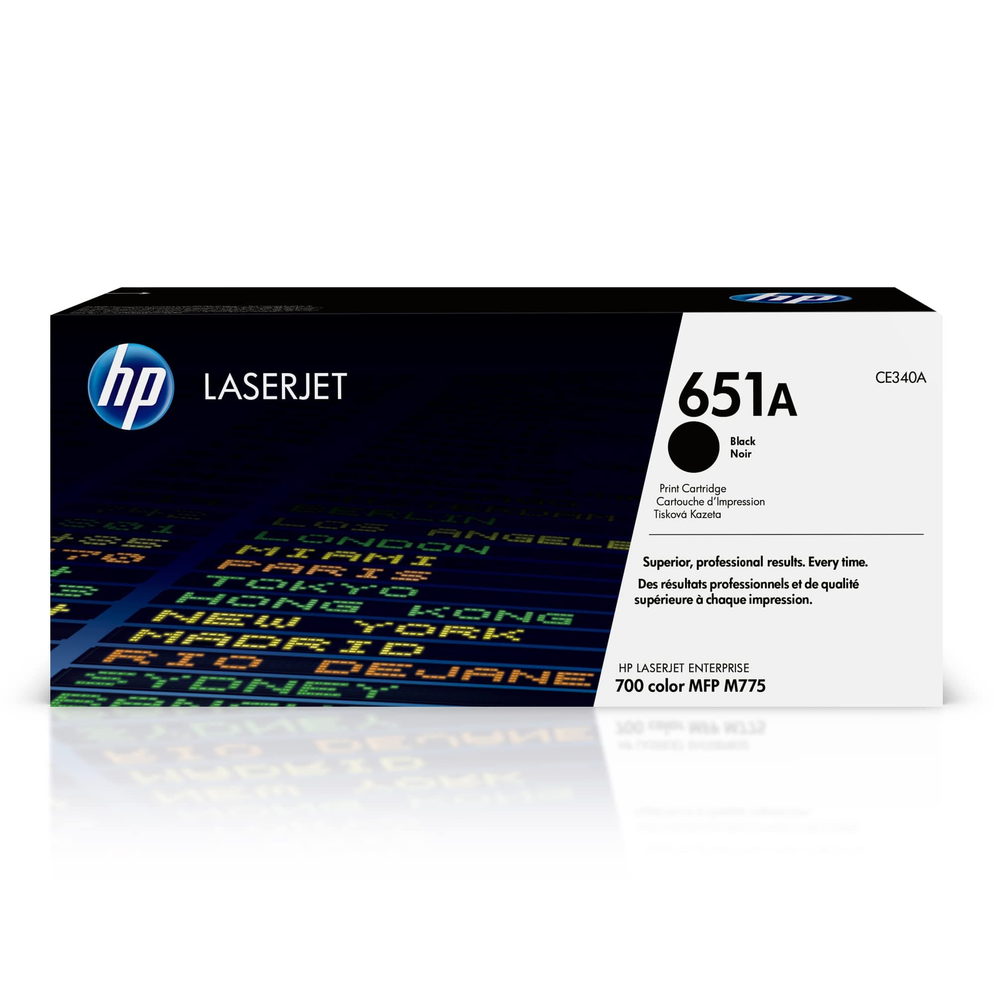 651A Black Toner Cartridge | Works LaserJet Enterprise 700 Color MFP M775 Series | CE340A