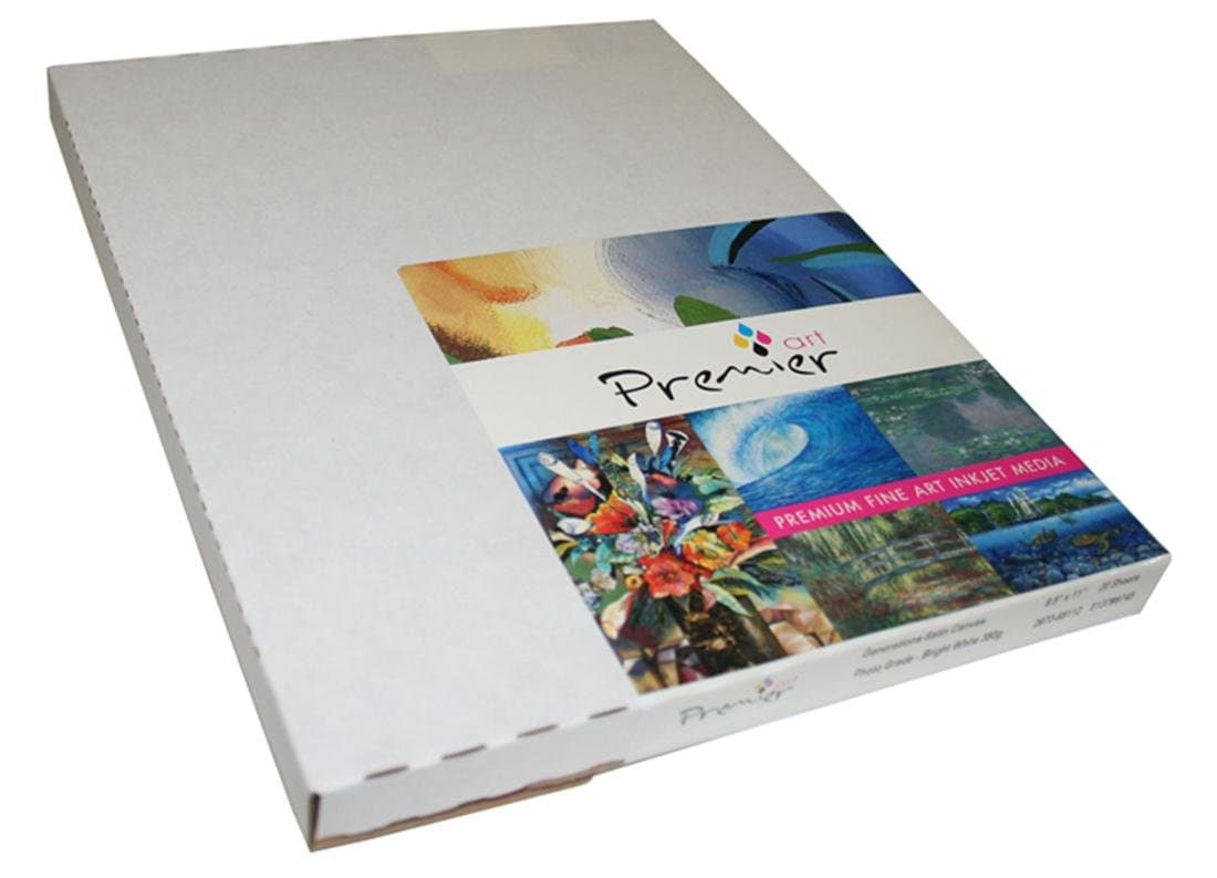 Premier Photo Gloss Paper Semi-Matte Micropore RC, 10.4mil 255gsm, 13" x 19", 50 Sheet