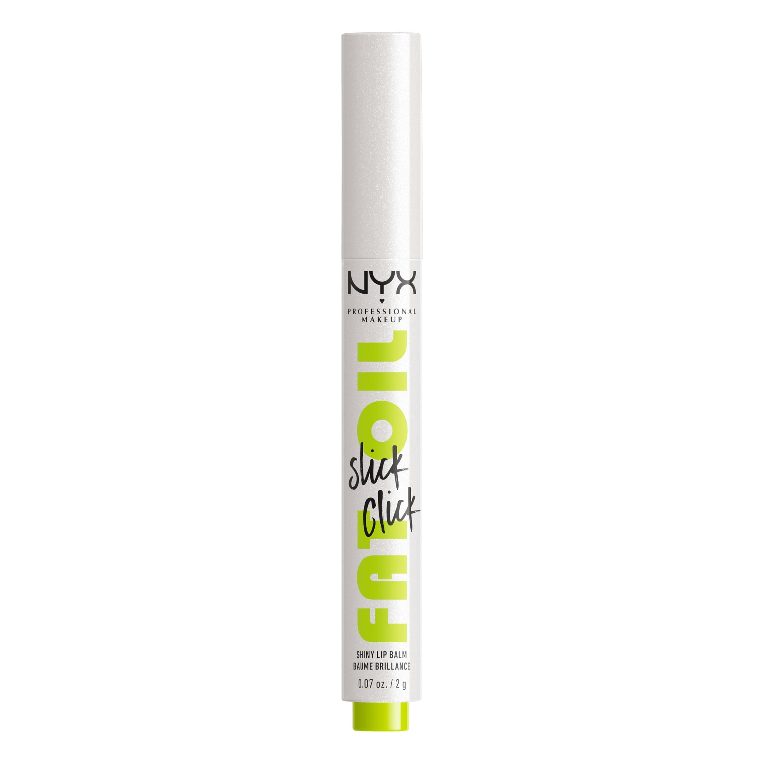 NYX Professional Makeup Lip Balm, A Hint of Colour, Infused with Oils for Long Lasting Hydration, Lightweight & Vegan Formula, Fat Oil Slick Click, Main Character