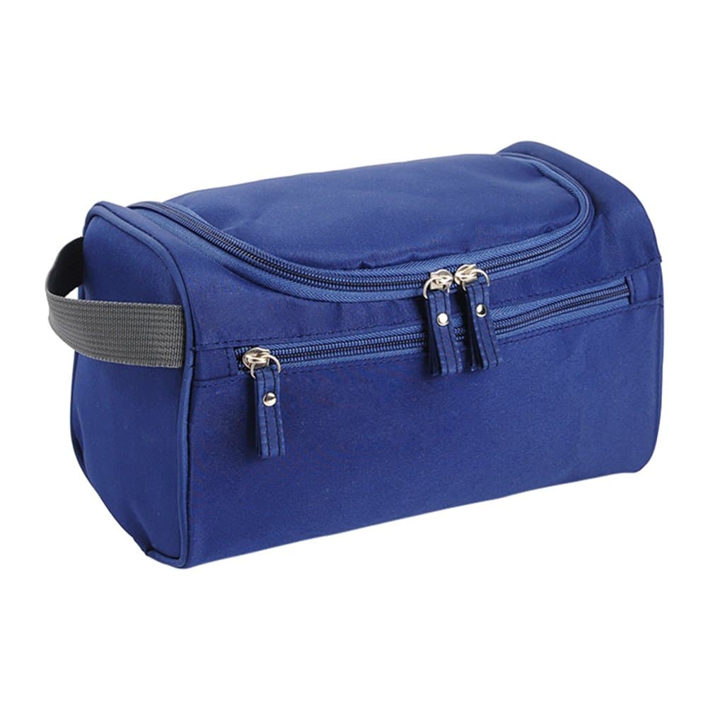 SENMU Designer Hanging Toiletry Bag| Travel Cosmetics Bag| Waterproof Nylon Organizer for Travel Accessories | Toiletry Kit for Men and Women (Blue)