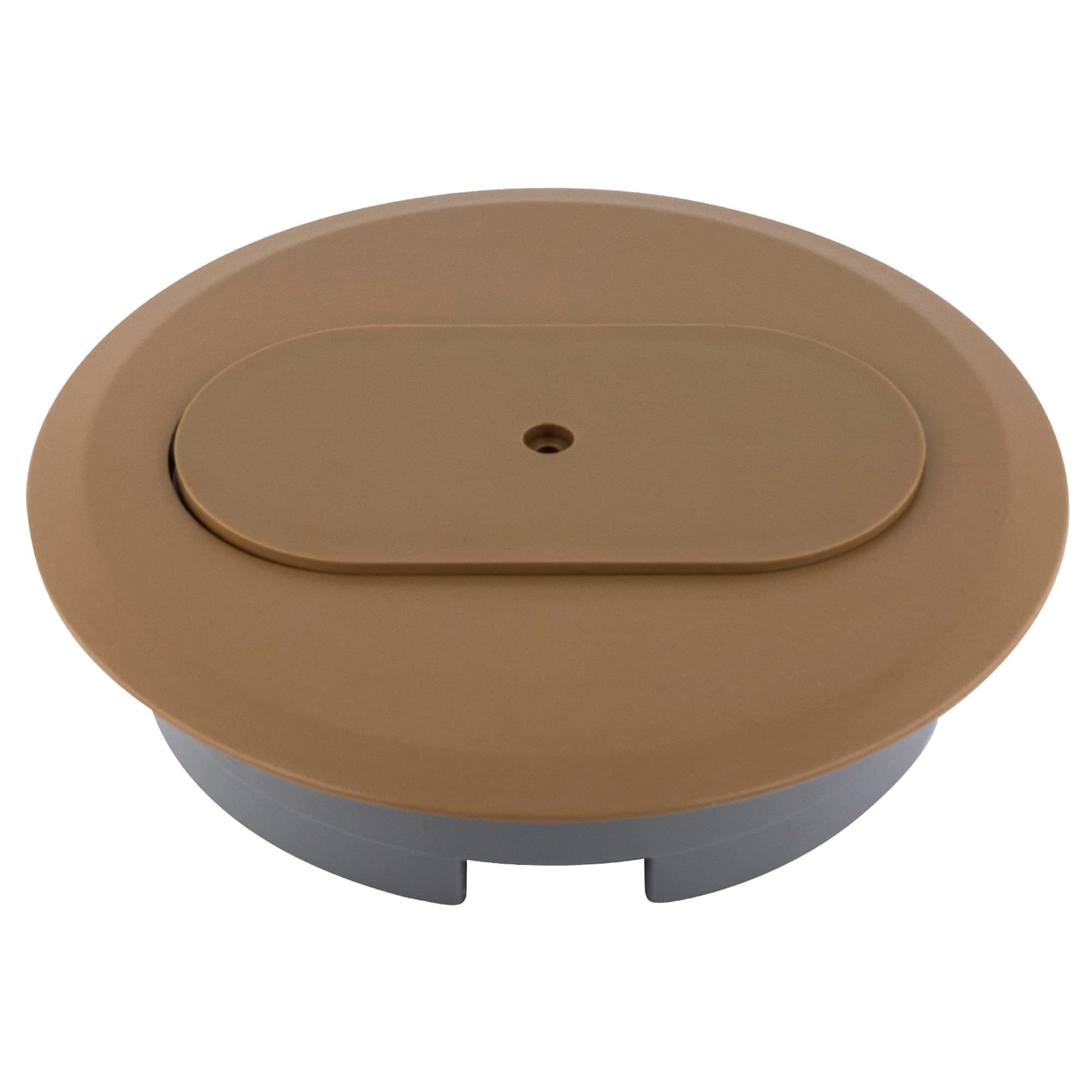 Carlon E97DSC Duplex Receptacle Flush Mount Carmel Cover